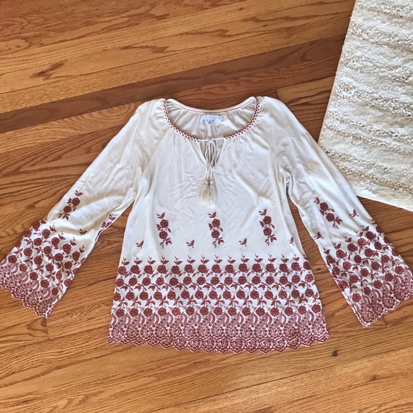 Fever Tops - ✨ Fever Boho Embroidery Top / S